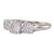 This is part of Chairish’s Fine Jewelry assortment. Estate 0.85 CTW diamond 18K white gold ring. This diamond engagement...