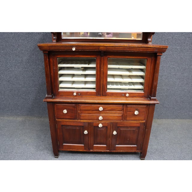 American American Dental Co. Mahogany Sterilizer Cabinet For Sale - Image 3 of 15