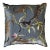 Vintage River Chase Printed Velvet Pillow For Sale