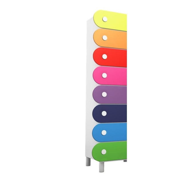 Erik Wardrobe in Powder-Coated Aluminum by Altreforme For Sale - Image 6 of 7