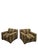 Henredon Vintage Henredon High Point Oversized Cube Club Chairs – Pair For Sale - Image 4 of 11