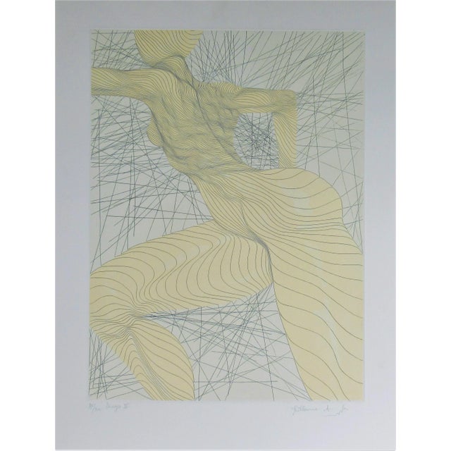 Guillaume Azoulay, Images, suite of 4 etchings., Circa 1990 For Sale - Image 13 of 13