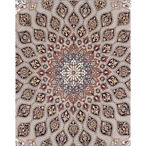 The Isfahan rugs are made with exceptionally good quality of wool & silk. They use traditional motifs inspired by...