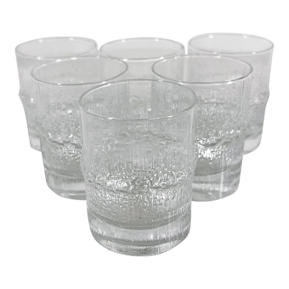1970s Tapio Wirkkala Set Five Niva Liquor Shot Glasses Iittala