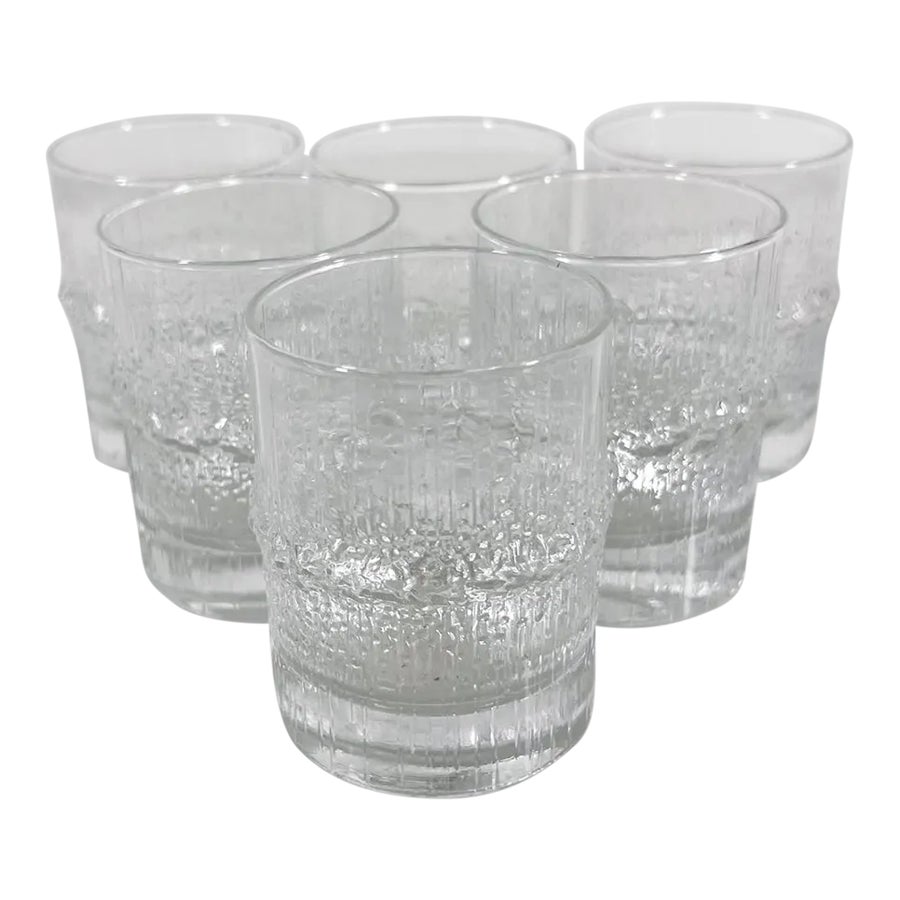 1970s Tapio Wirkkala Set Five Niva Liquor Shot Glasses Iittala