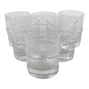 1970s Tapio Wirkkala Set Five Niva Liquor Shot Glasses Iittala Finland