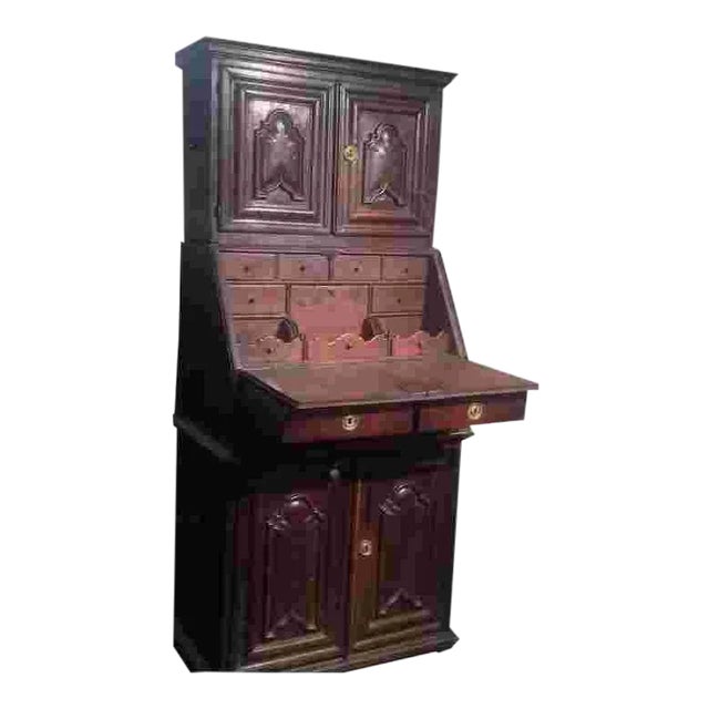 17th Century Spanish or Portuguese Desk/Cupboard For Sale