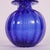 Blue Glass Bottle with Silver Leaf Inclusions For Sale - Image 6 of 10