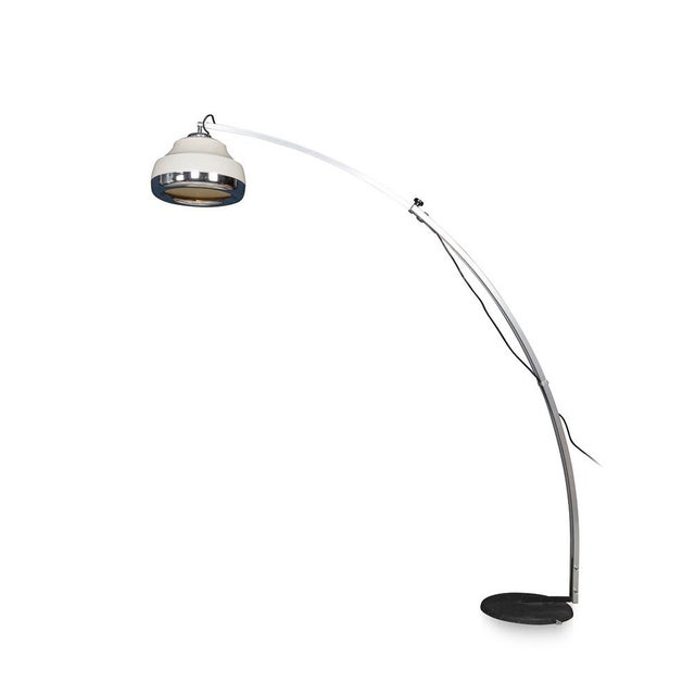 Vintage Italian Extendable Arc Floor Lamp, 1970 For Sale - Image 11 of 11