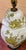 Chinoiserie Mid Century Porcelain Asian Chinoiserie Lamp - Attributed to Marbro Lamp Company, Yellow Imari Pattern For Sale - Image 3 of 8