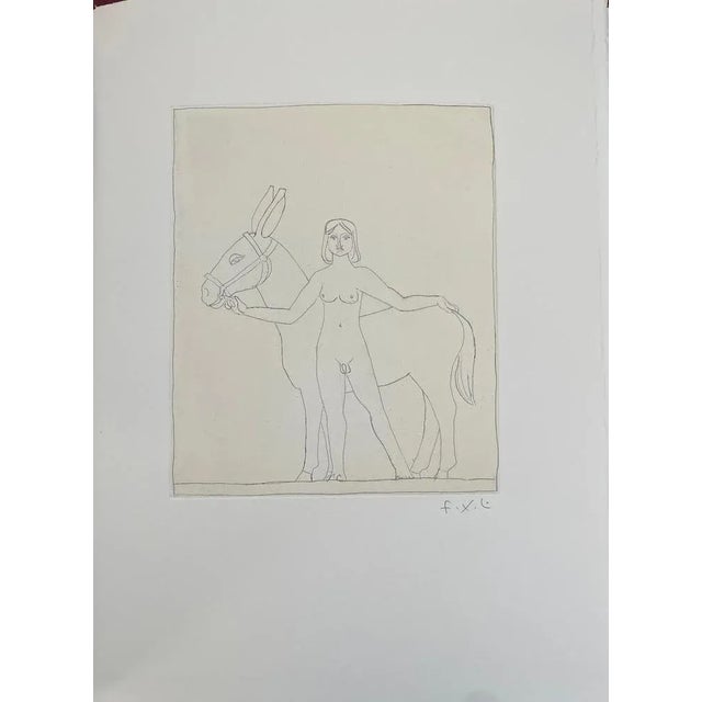 François-Xavier Lalanne (1927-2008) the donkey, 2002. Techniques: etching on paper, hand signed in pencil by François...