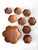 Mid 20th Century Mid-Century Modern Wooden Serving Bowl Set - 9 Piece For Sale - Image 13 of 15