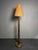 Mid-Century Brutalist Art Deco Floor French Wood Turned Lamp in the Style of Charles Dudouyt, 1950s For Sale - Image 12 of 14