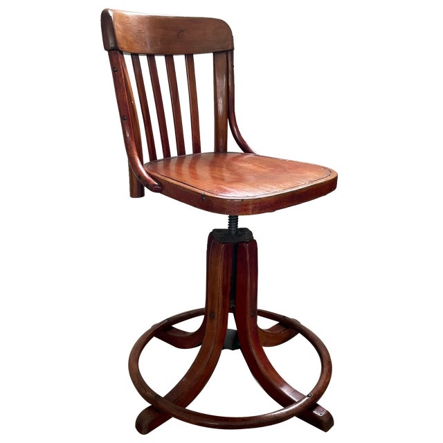 Vintage Swivel Chair by Michael Thonet for Thonet, 1920s For Sale