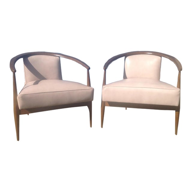Mid Century Modern Pair of Lounge Chairs For Sale