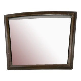 Mirror with Brass Frame and Magnifying Glass, Italy, 1950s For Sale