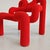 Textile Red Ekstrem Armchair by Terje Ekstrom for Stokke, 1980s For Sale - Image 7 of 18