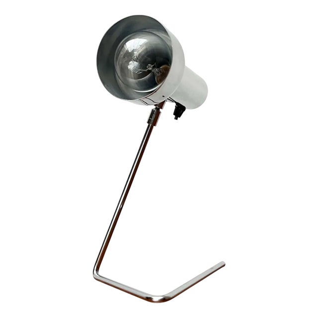 Mid-Century Modern Swiss Minimalist Table Lamp, 1960s For Sale