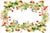 Contemporary Holiday Garland Paper Placemat Pads- Set of 30~ Our Most Popular Holiday Placemat! For Sale