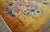 1930s Antique Yellow-Saffron Floral Modern Antique Chinese Art Deco Carpet Rug For Sale - Image 10 of 13