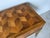 Baker Collector’s Edition Geometric Burl Wood & Brass Small Storage Chest For Sale In Miami - Image 6 of 12
