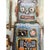 21st Century Bradford Solomon Oil on Canvas Vintage Curly the Robot Framed Contemporary Large Still Life Blue Red Yellow For Sale In Los Angeles - Image 6 of 10