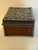 Vintage Chinese Dragon Relief Wood & White Metal Decorative Trinket Box For Sale - Image 4 of 12