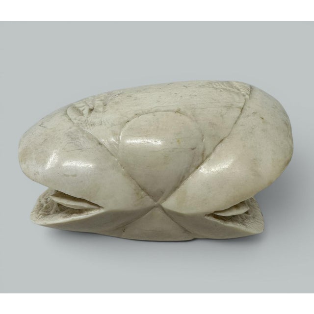 Antique Carved Asian Chinese Figured Clam Shell Animals Elephant Camel Lion 19Ct For Sale - Image 15 of 17