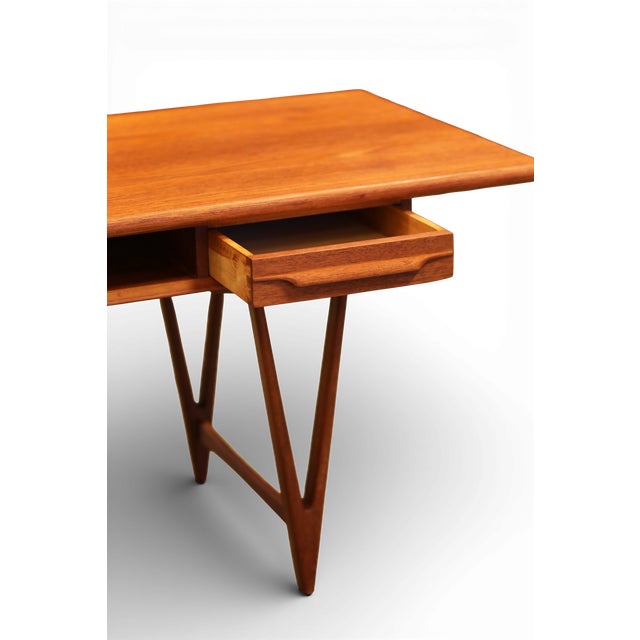 Coffee Table in Teak with Drawers and Magazine Rack by EW Bach, 1960s For Sale - Image 15 of 18