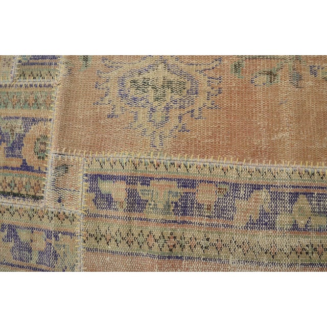 Textile Antique Floral Oushak Carpet For Sale - Image 7 of 10