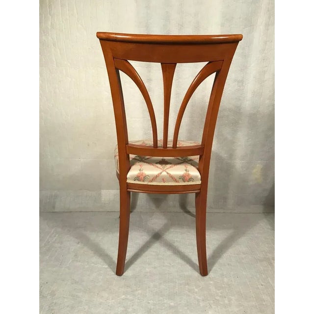 Biedermeier Style Dining Chairs, 1980s, Set of 4 For Sale - Image 6 of 8