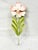 Late 20th Century Vintage Tole Metal Daylily Flower Hook For Sale - Image 5 of 5