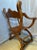 Renaissance Style Curule Armchair in Carved Walnut, 1890s For Sale - Image 5 of 11