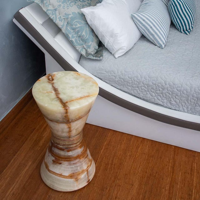 Nighstand in Onyx and Marble by Forzini For Sale - Image 11 of 13