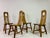 Oak Dining Chairs by De Puydt, 1960s, Set of 4 For Sale - Image 15 of 18