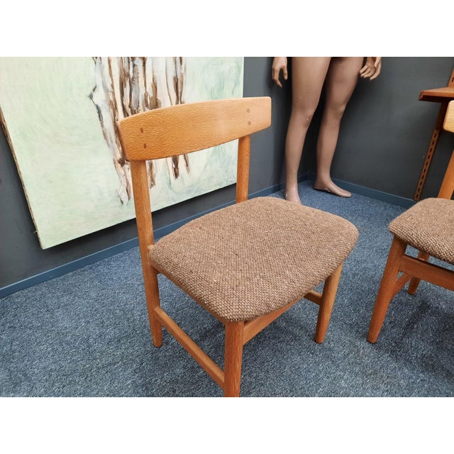1960s Danish Chairs by Børge Mogensen for Søborg Møbelfabrik, 1960s, Set of 2 For Sale - Image 5 of 18