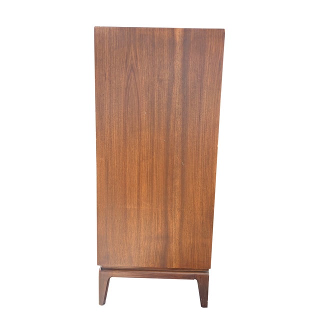 Mid Century Modern Vintage Tall Dresser Highboy For Sale - Image 4 of 8