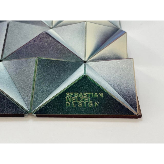 Early 21st Century Sebastian Welzel, Cis-9 Topographie, Laminated Cardboard, Limited Edition of 1 For Sale - Image 5 of 10