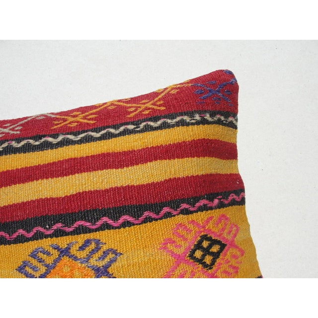 Turkish Kilim Decorative Pillow Cover For Sale In New York - Image 6 of 13