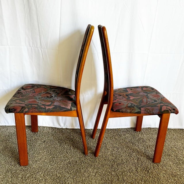 Danish Modern Teak Dining Chairs by Virsidan - Set of 4 For Sale In Miami - Image 6 of 10