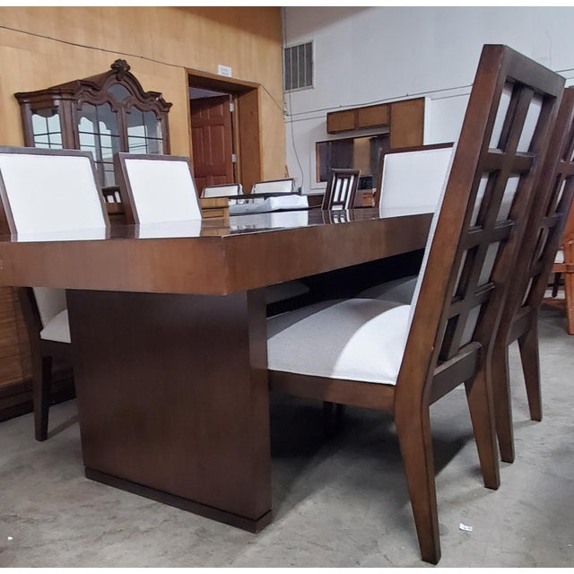Lexington Laurel Canyon San Lorenzo Mahogany & Cherry Dining Table Set | Chairish