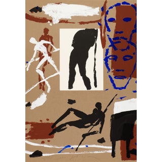 Mimmo Paladino, Composition for the 1992 Olympic Games, Screenprint For Sale