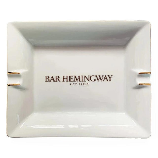Bar Hemingway Ritz Paris Porcelain Ashtray (New) For Sale - Image 4 of 9
