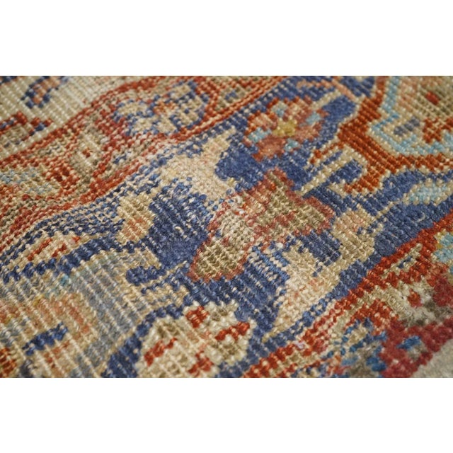 Late 19th Century Antique Sultanabad Rug 5'2'' x 8'10'' For Sale - Image 9 of 12