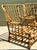 Vintage Grid Rattan High Back Chairs - Pair For Sale - Image 11 of 12