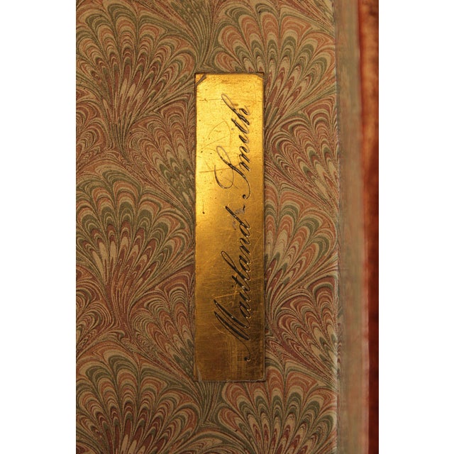 Maitland - Smith Maitland Smith Leather Wrapped Oval Executive Partners Desk For Sale - Image 4 of 18