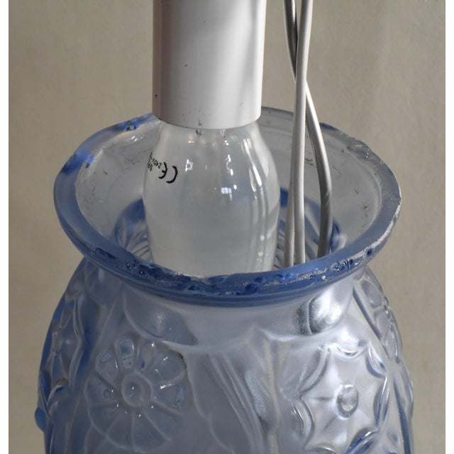 French Art Deco Lamp by Pierre D' Avesn Lorrain Daum - 1930 France For Sale - Image 10 of 13