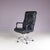 Vintage Italian Black Leather Desk Chair from Poltrona Frau, 2000s For Sale - Image 13 of 13