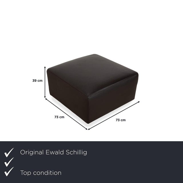 Ewald Schillig Ottoman: The Solid Companion in Brown. This ottoman is the ideal complement to a spacious sofa (like the...