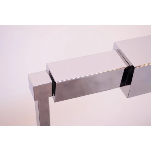 Casella Lighting Vintage Adjustable Rectilinear Chrome Floor Lamp by Casella Lighting For Sale - Image 4 of 13